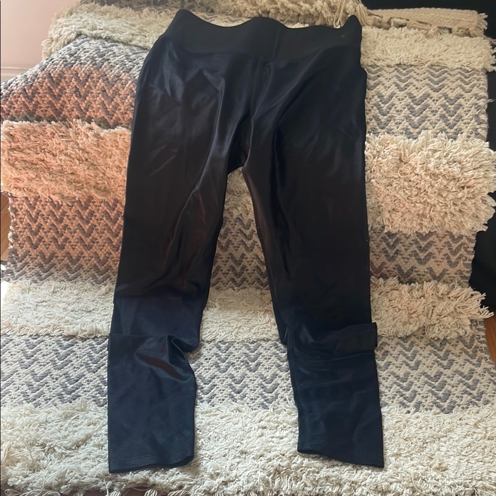 Carbon 38 black shiny Leggings